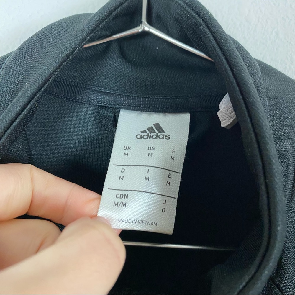 Men's Adidas Climacool Black & White Athletic Training Jacket - Picture 9 of 10